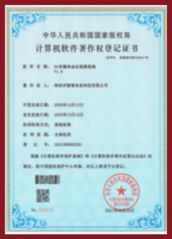 5G多媒体会议视频系统V1.0